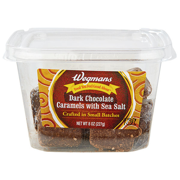 Wegmans Dark Chocolate Caramels With Sea Salt 7 Oz