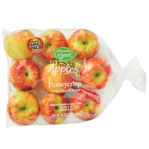 Wegmans Organic Honeycrisp Apples Bagged Family Pack