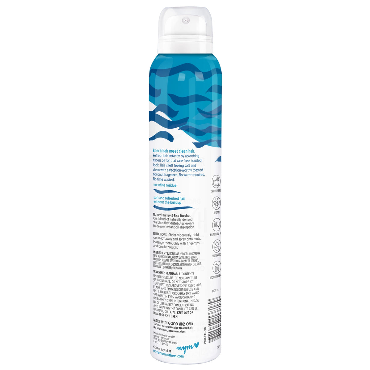 Not Your Mother's Beach Babe Texturizing Dry Shampoo Toasted Coconut 4.4 oz
