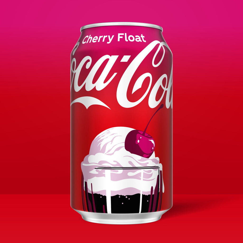 Cherry Float Soda Pop Fridge Pack Cans 12 Fl Oz 12 Pack Coca-Cola