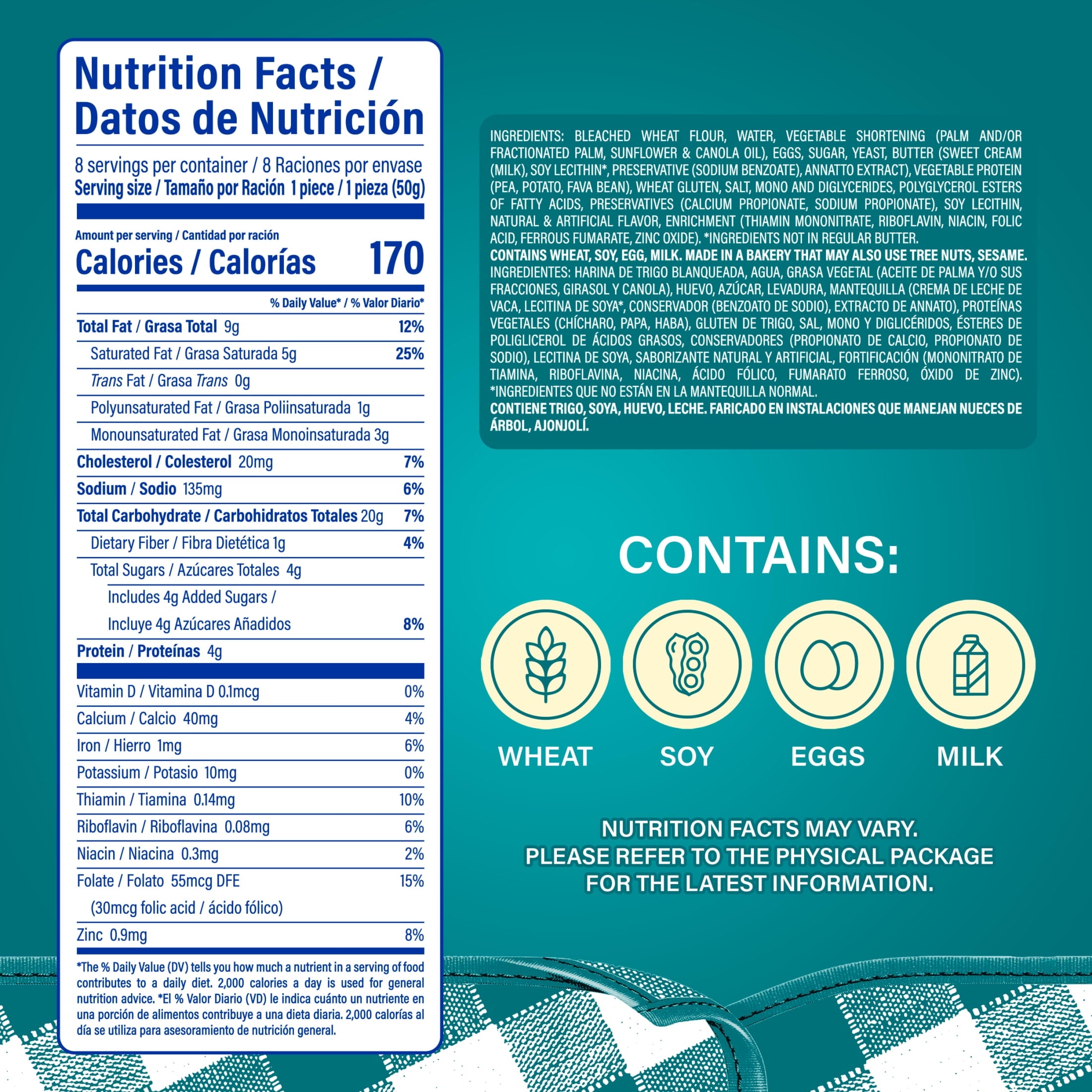 Cuernitos Plain Croissants 14.08 Oz 8 Count Bimbo
