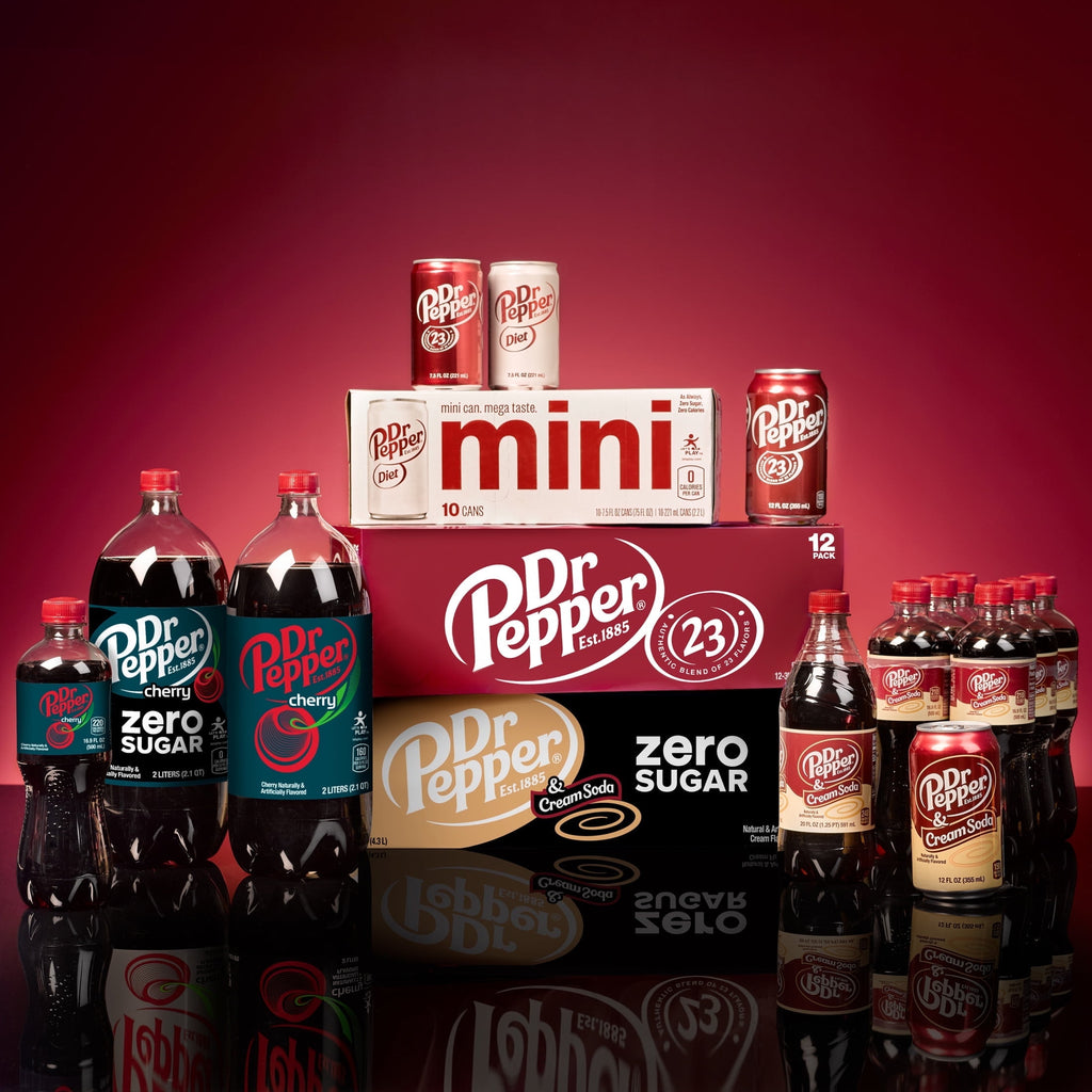 Dr Pepper Soda Pop Bottles 12 Fl Oz 8 Pack