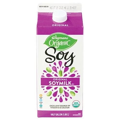 Wegmans Organic Original Soymilk
64 fl. oz.