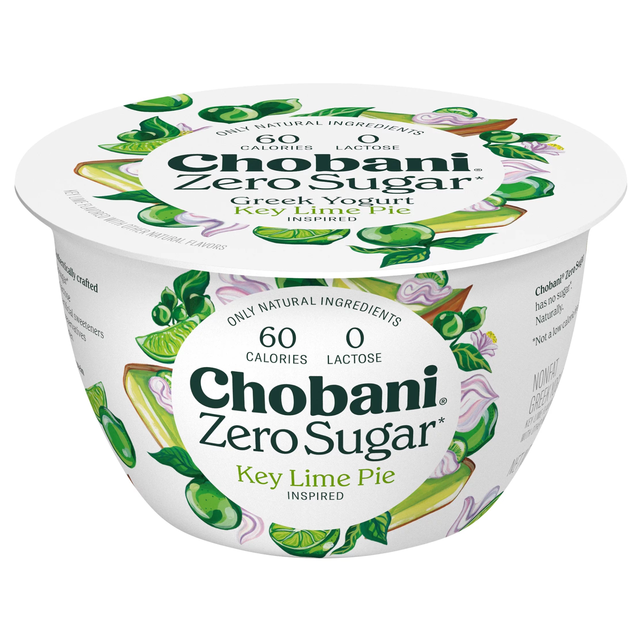 Chobani Yogurt, Greek, Nonfat, Zero Sugar, Key Lime Pie Inspired
5.3 ounce