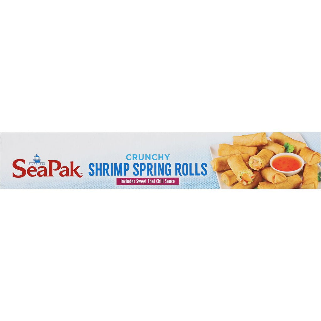 SeaPak Shrimp Spring Rolls Sweet Thai Chili Sauce Frozen 18 Oz 14 Count