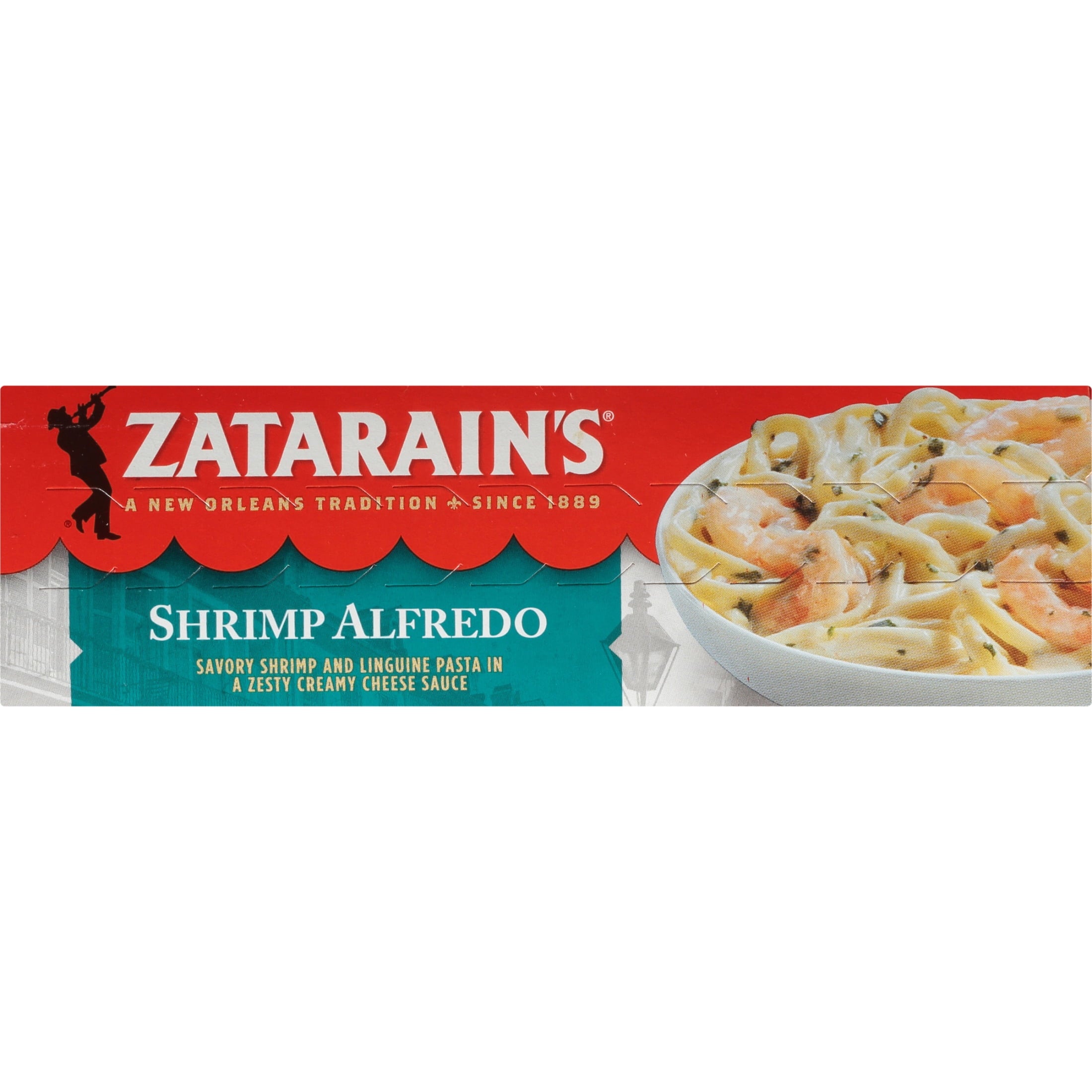 Zatarain's Frozen Shrimp Alfredo Pasta Meal 10.5 Oz