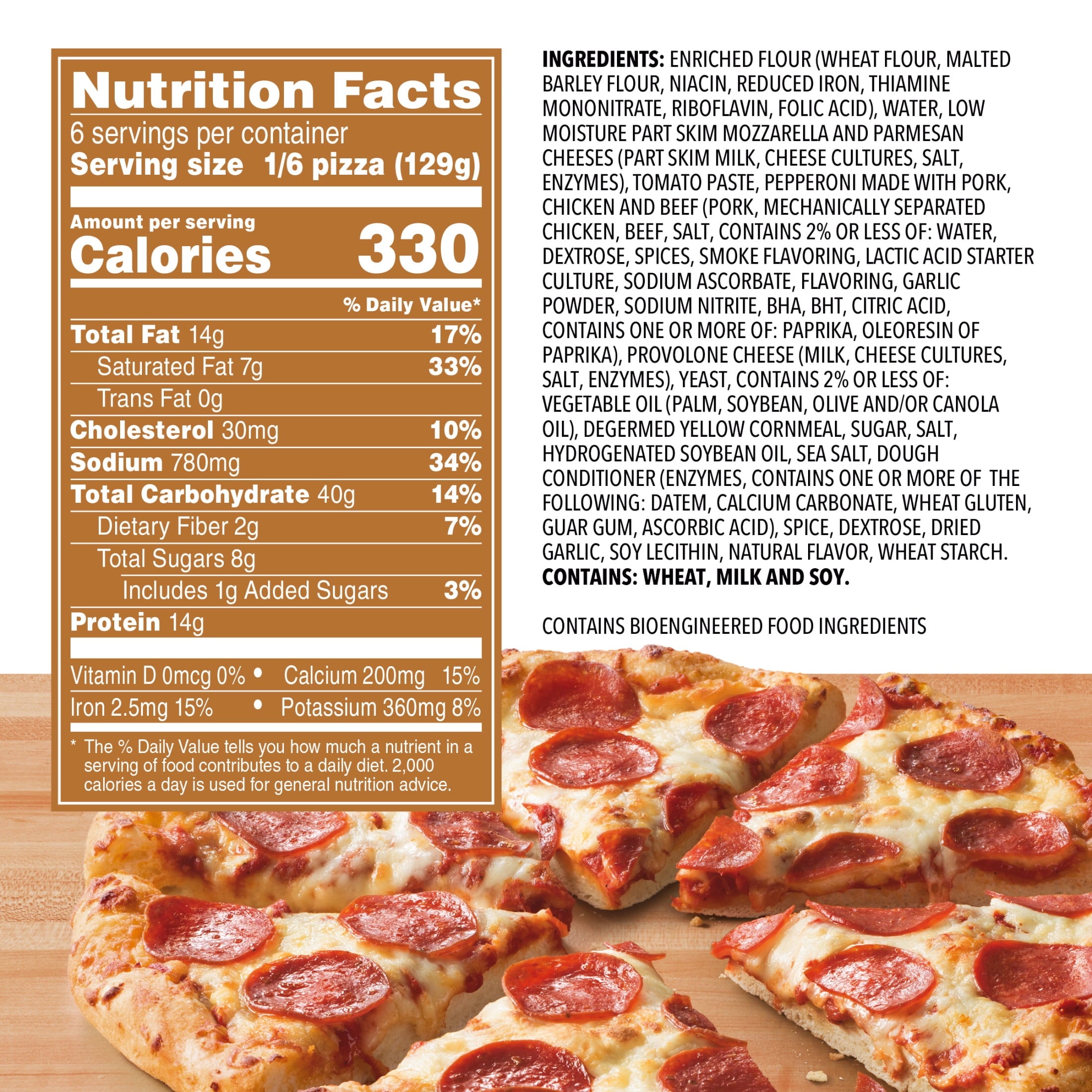 Freschetta Naturally Rising Crust Pepperoni Frozen Pizza 27.34 Oz