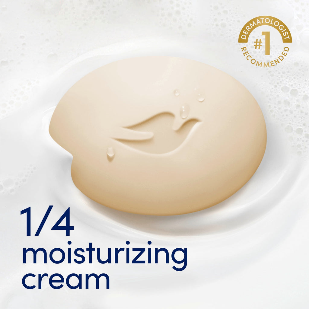 Dove Shea Butter Beauty Bar Soap Moisturizing 3.75 oz 8 Bars