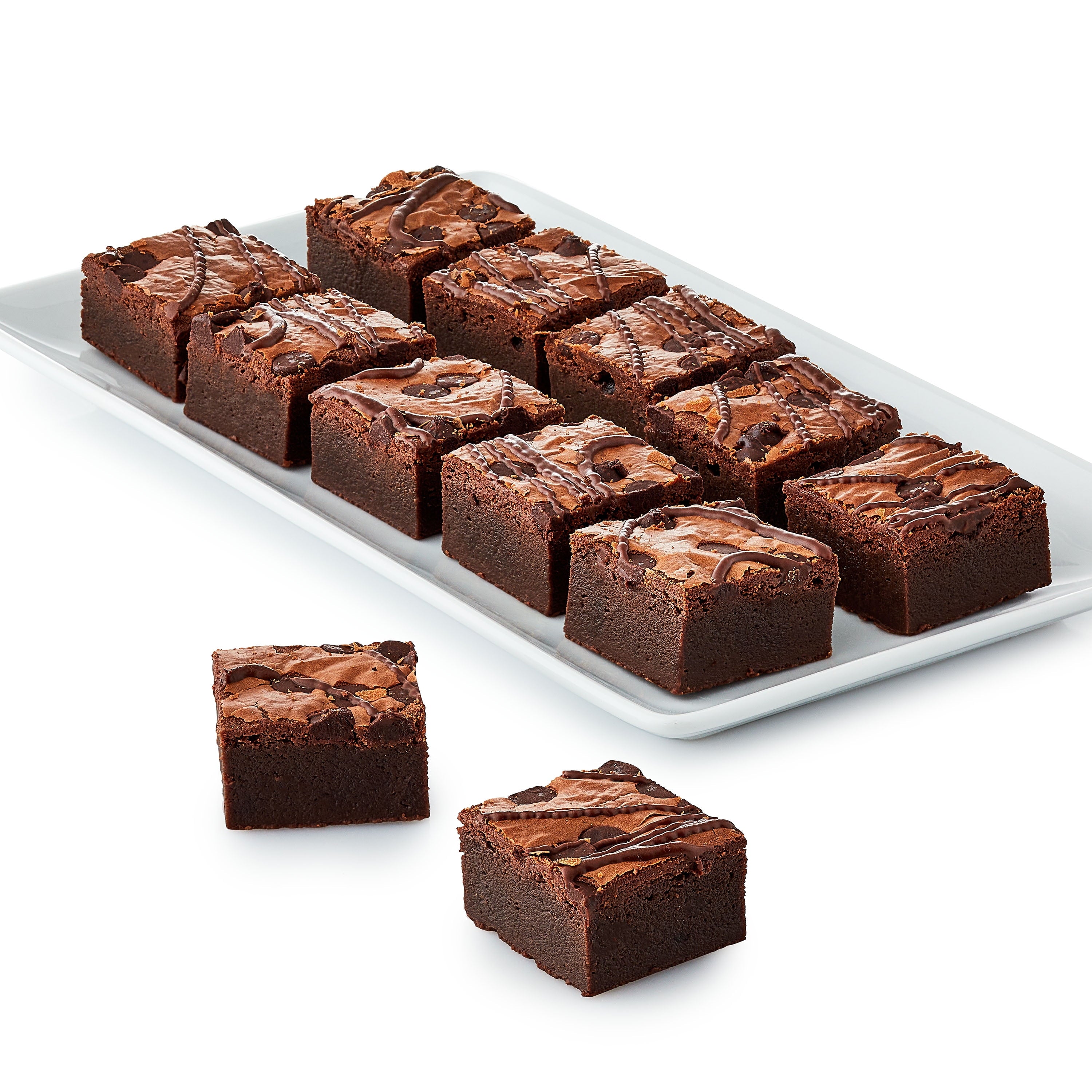 Bite-Sized Ultimate Chocolate Brownies 13.3 Oz 12 Count Marketside