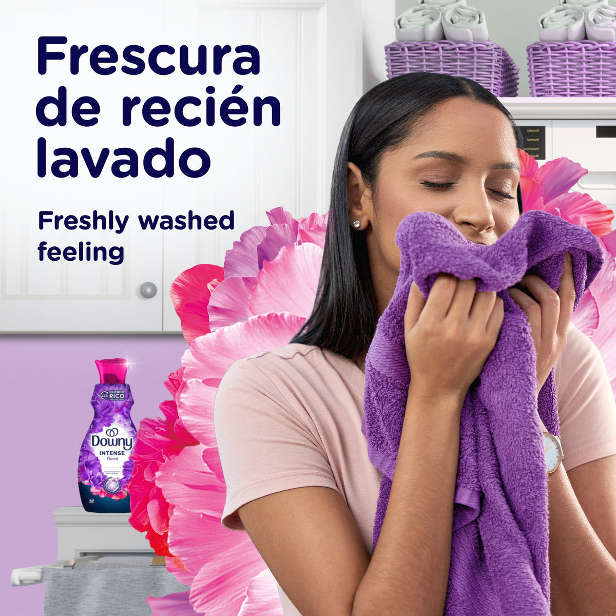 Downy Intense Liquid Fabric Softener Floral Scent 77 fl oz 105 Loads