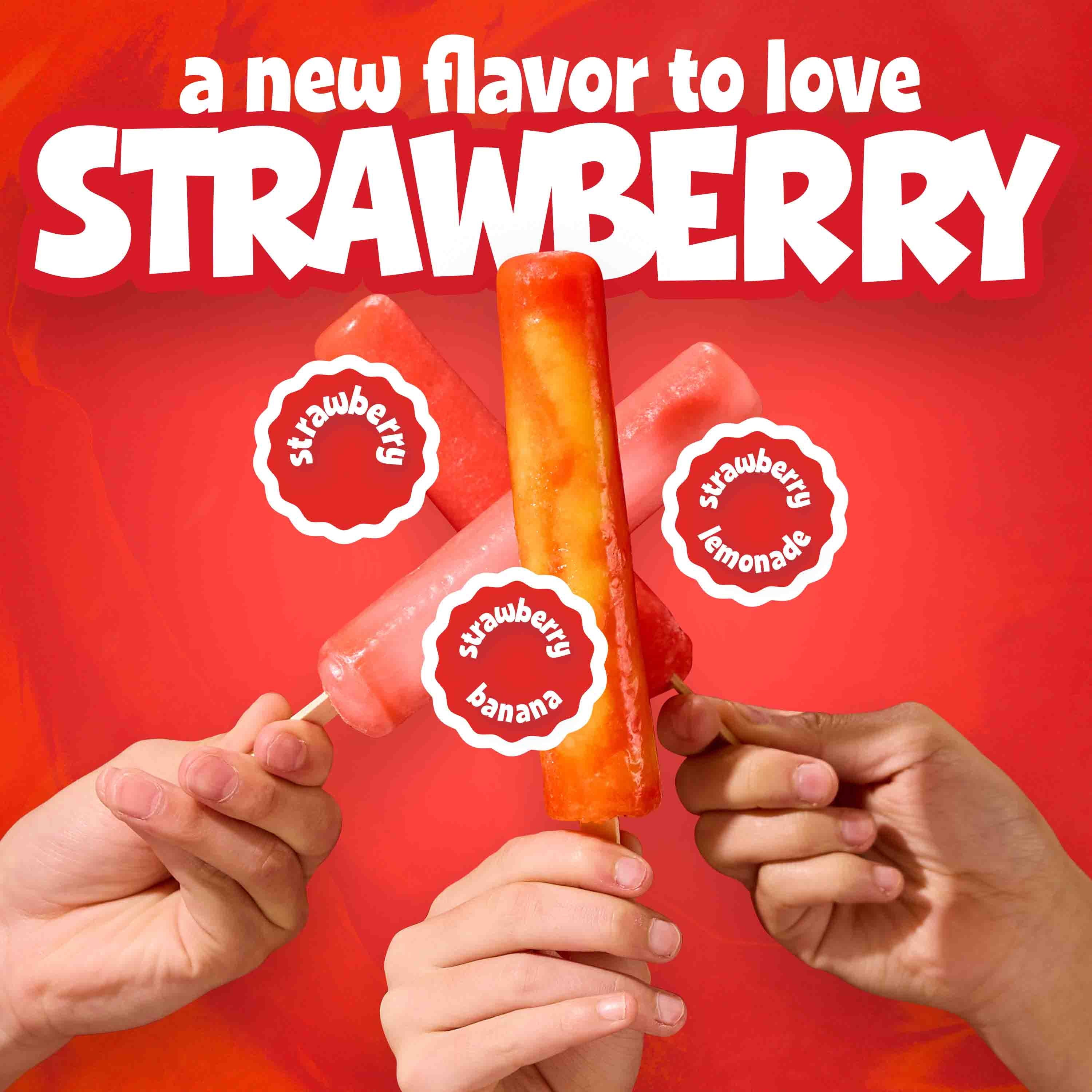 Budget Saver Monster Pops Strawberry Lovers 12 Count 36 Fl Oz