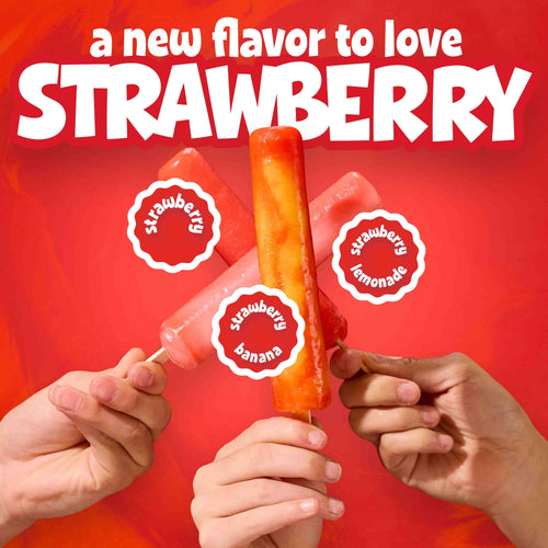 Budget Saver Monster Pops Strawberry Lovers 12 Count 36 Fl Oz