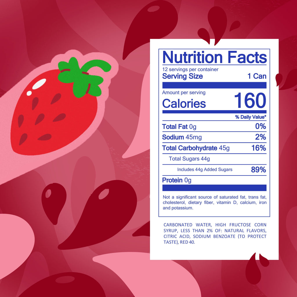 Fanta Strawberry Soda Pop Fridge Pack Cans 12 Fl Oz 12 Pack