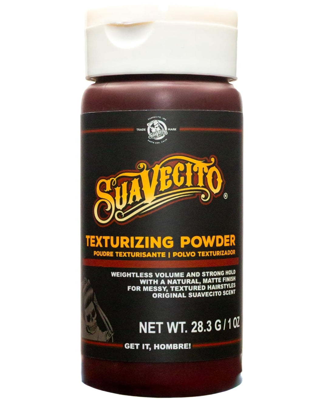 Suavecito Texturizing & Volumizing Hair Styling Powder Shine Free Matte Finish Strong Hold 1 oz