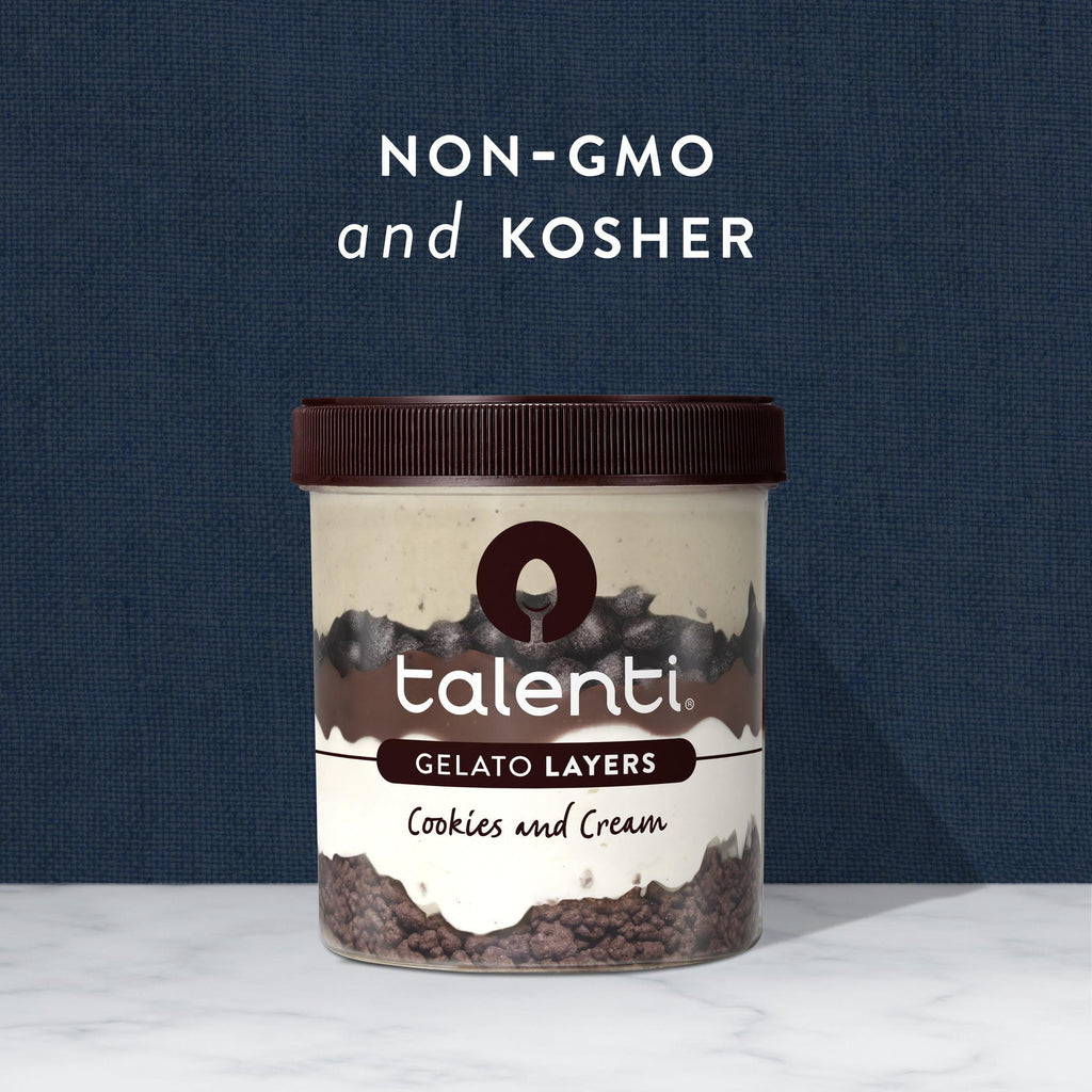 Talenti Gelato Layers Cookies and Cream Frozen Dessert 1 Pint
