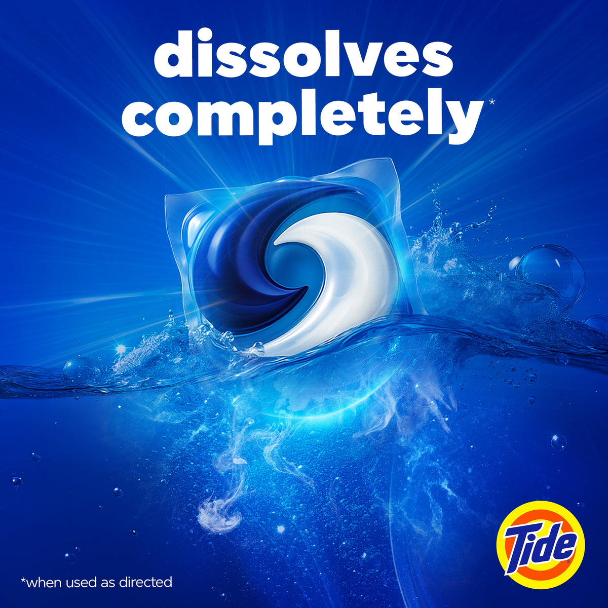 Tide Power PODS Odor Defense + Oxi Laundry Detergent Pacs Original Scent 45 Count
