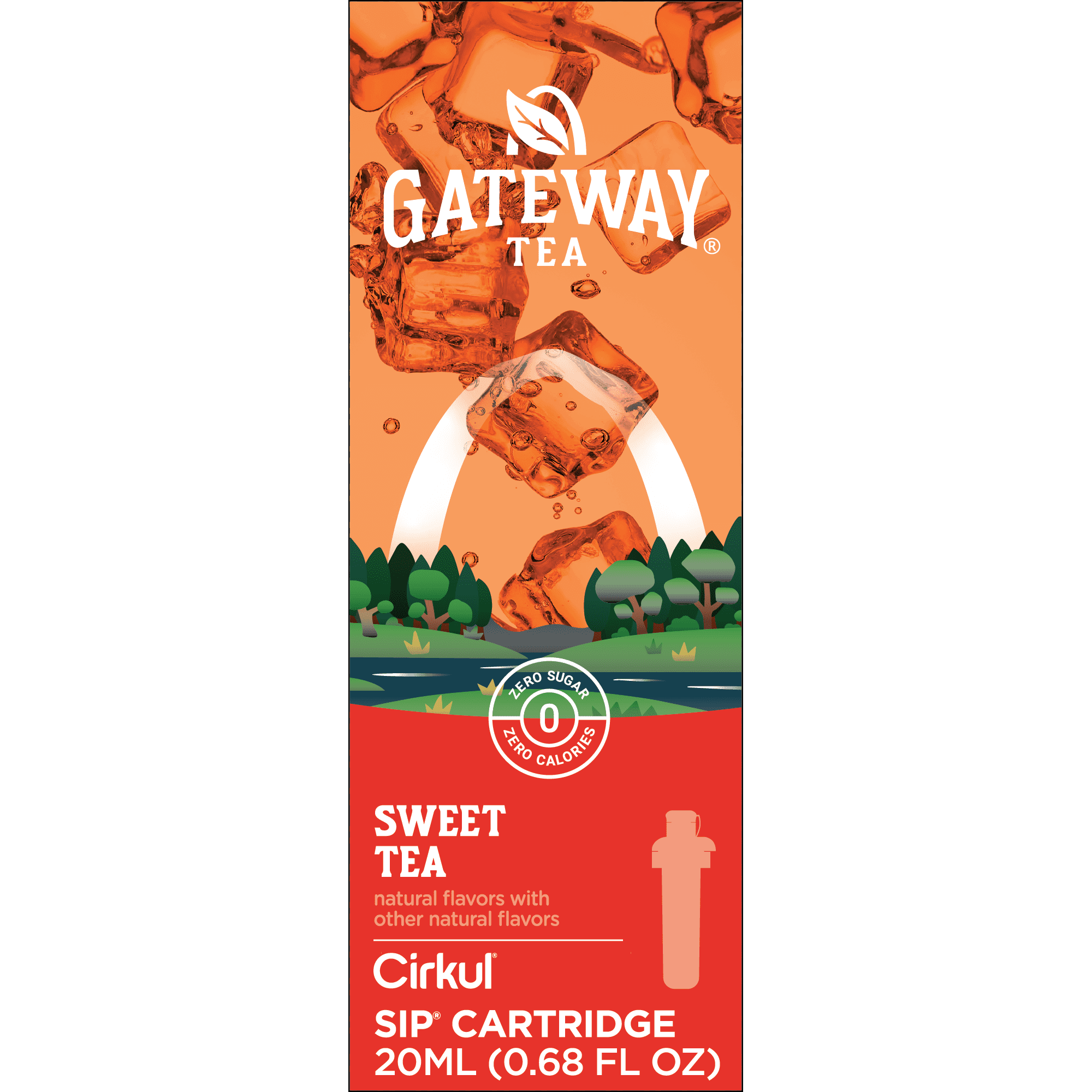 Cirkul Gateway Sweet Tea Naturally Caffeinated Instant Iced Tea Concentrate 0.68 fl oz Cartridge