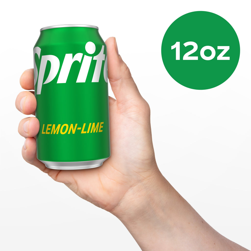 Sprite Lemon-Lime Caffeine Free Soda Pop Cans 12 Fl Oz 24 Pack