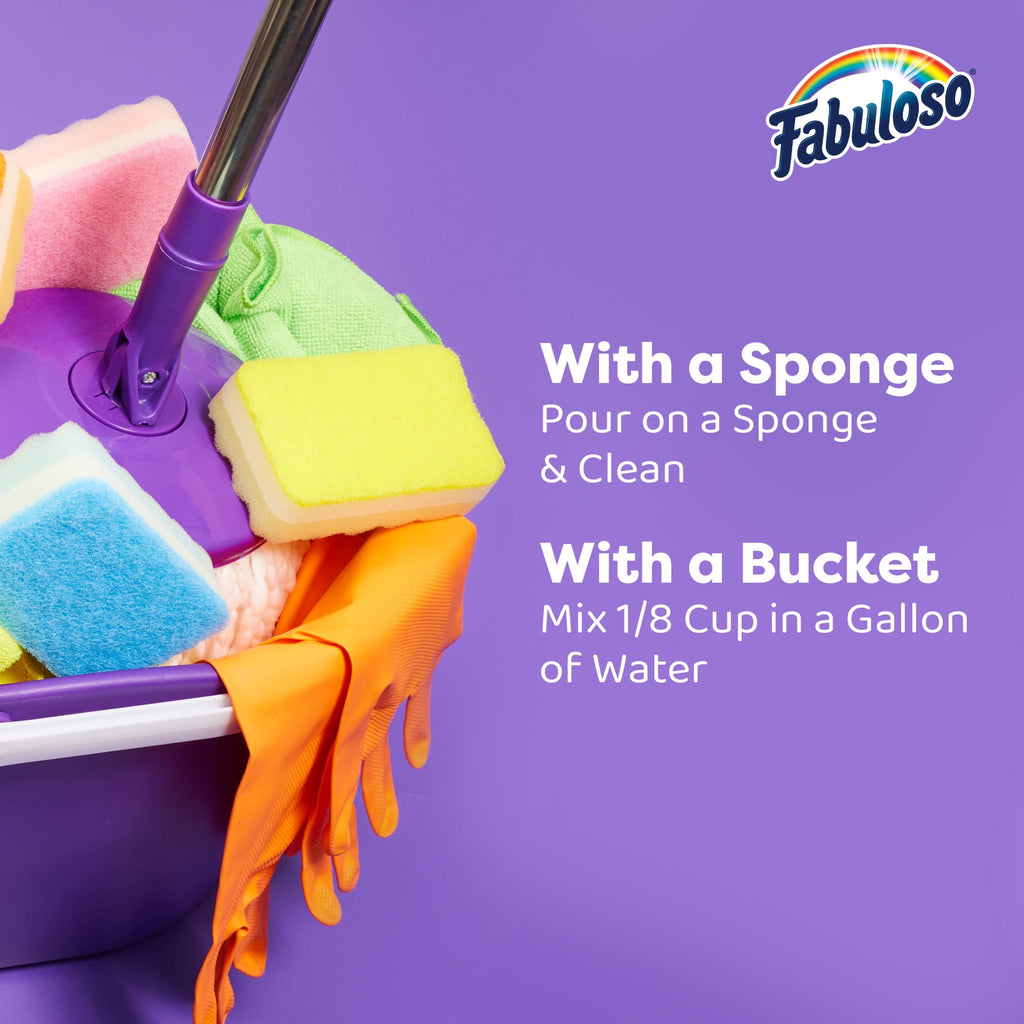 Fabuloso 2X Multi-Purpose Cleaner No Rinse Floor Cleaner Refreshing Lemon Scent 56 fl oz