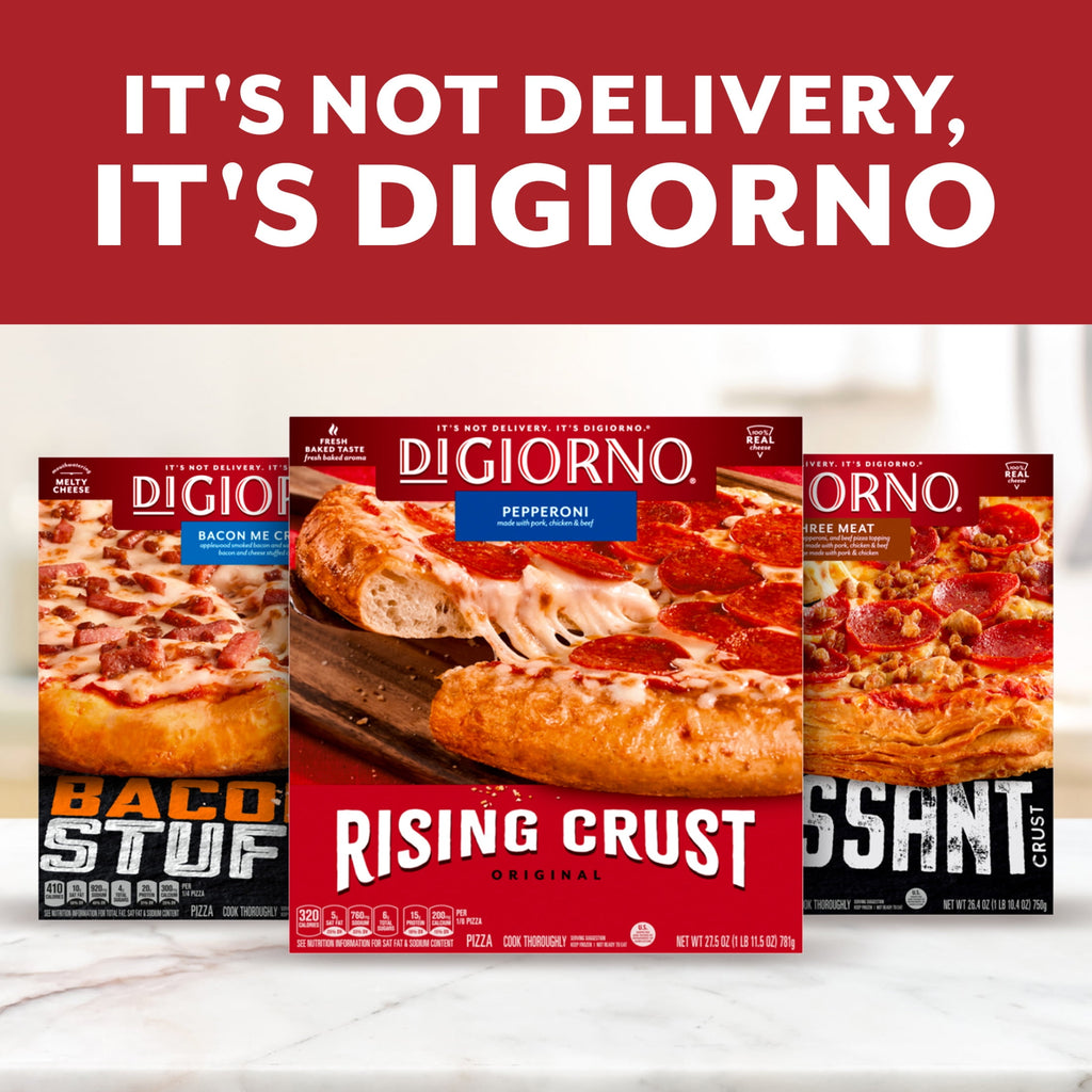 DiGiorno Four Cheese Mini Personal Frozen Pizza 9.2 Oz