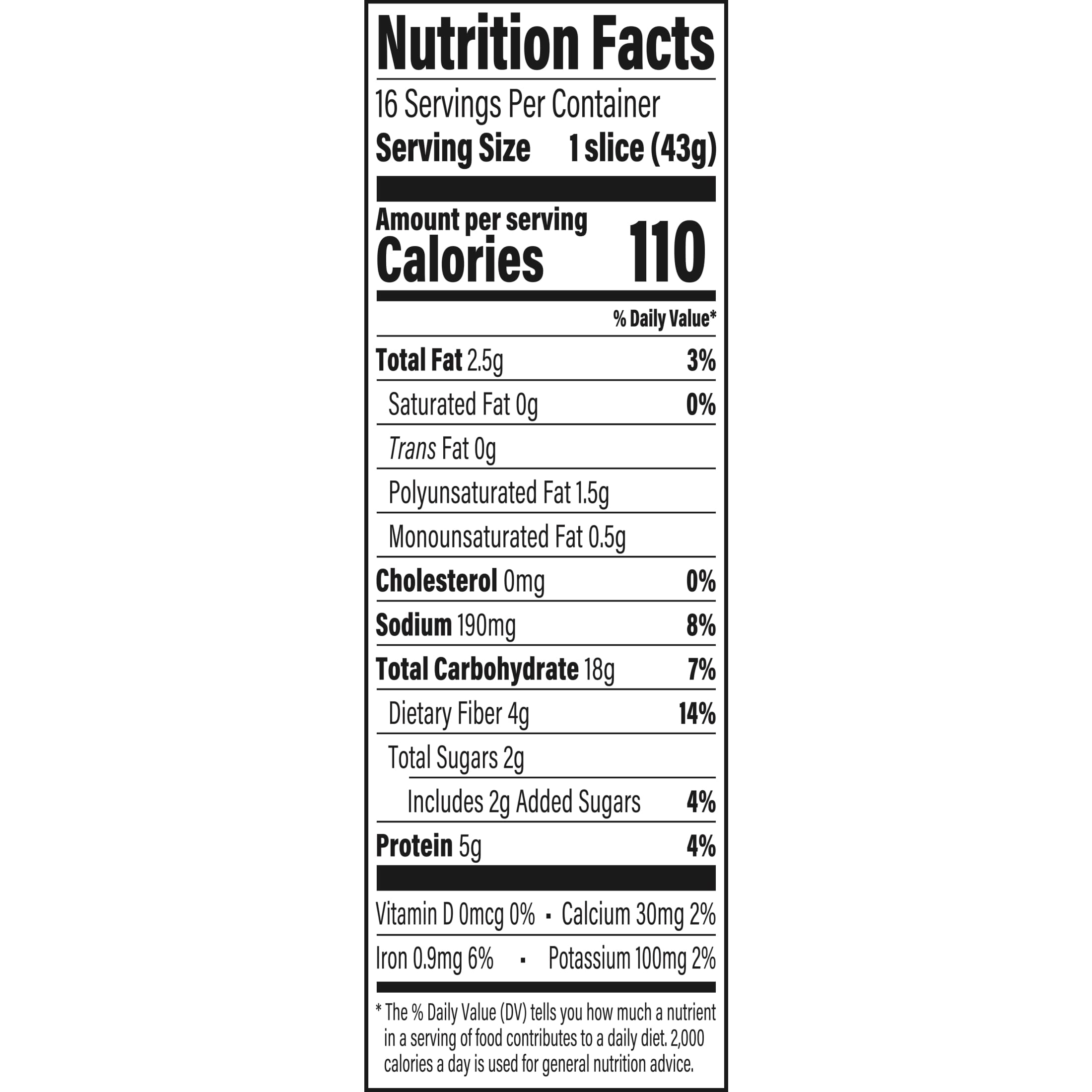 12 Grains and Seeds Bread 24 Oz