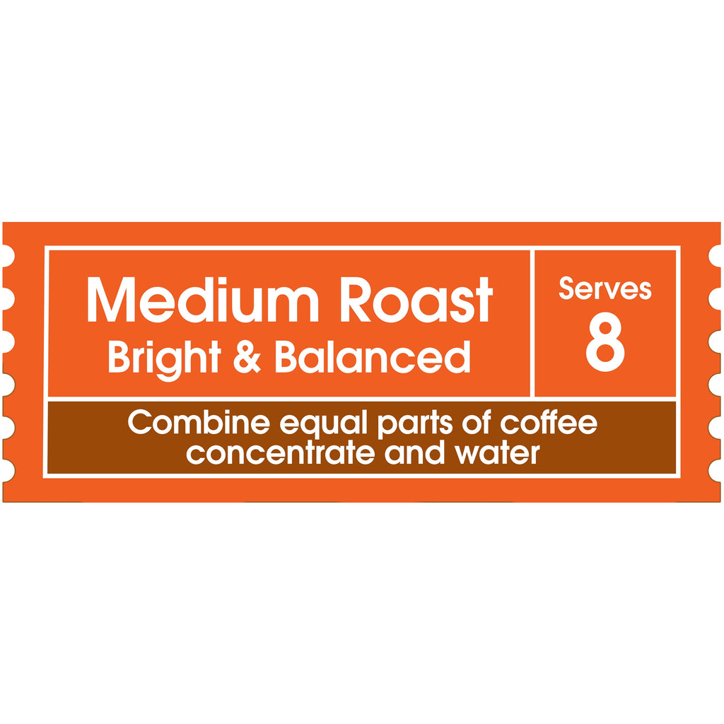 Great Value Donut Shop Naturally Caffeinated Medium Roast Cold Brew Coffee Concentrate 32 fl oz Bottle