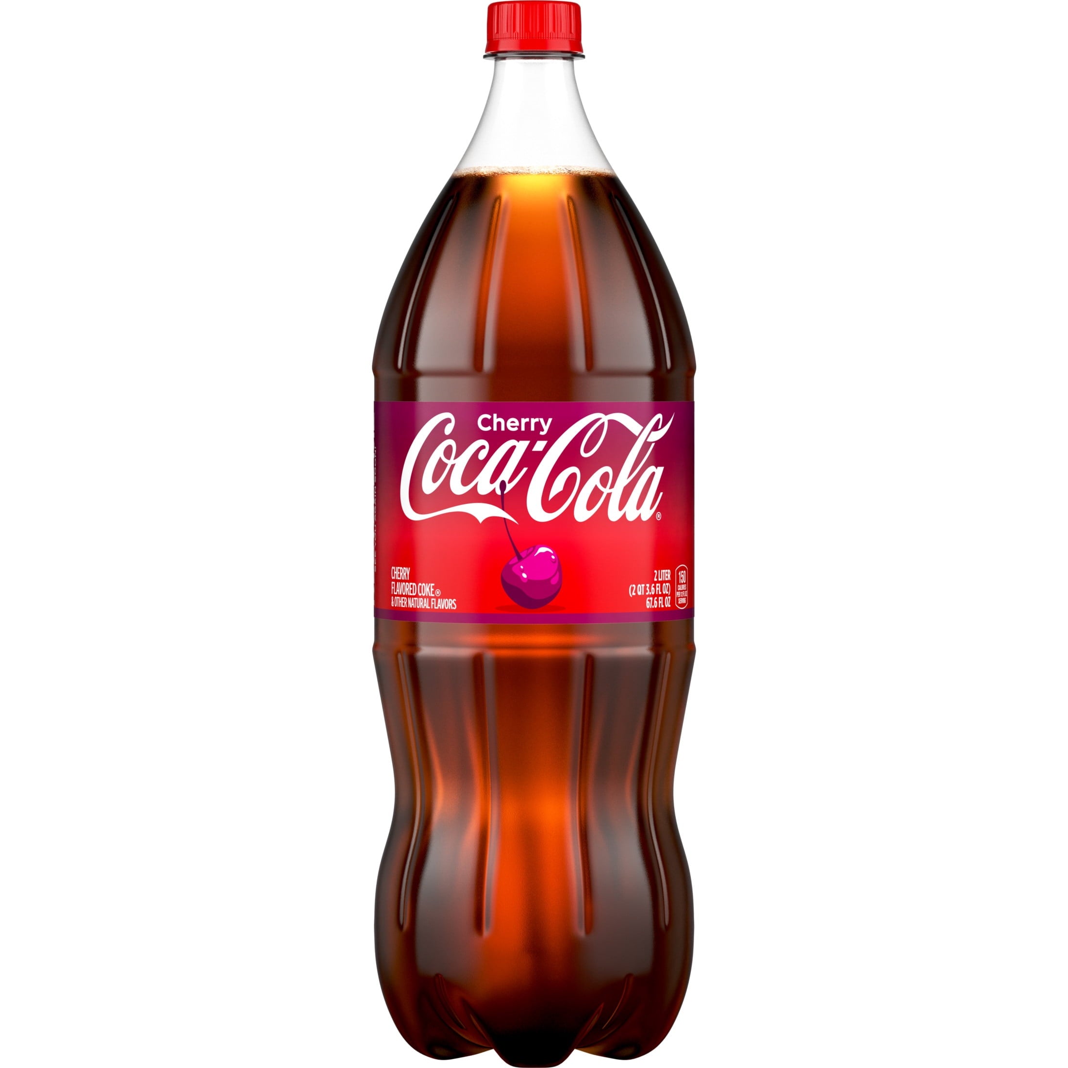 Cherry Soda Pop Bottle 2 Liters Coca-Cola
