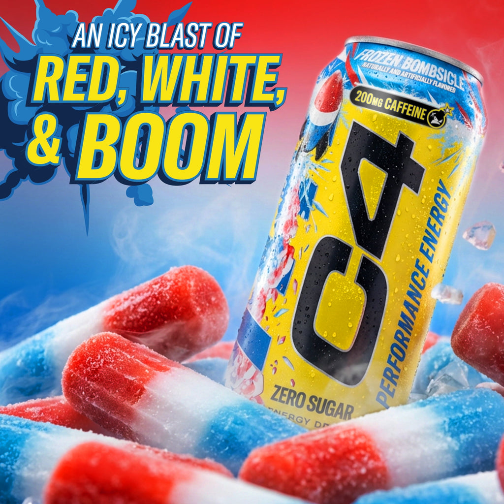 C4 Performance Energy Drink Frozen Bombsicle 16 fl oz Single Can