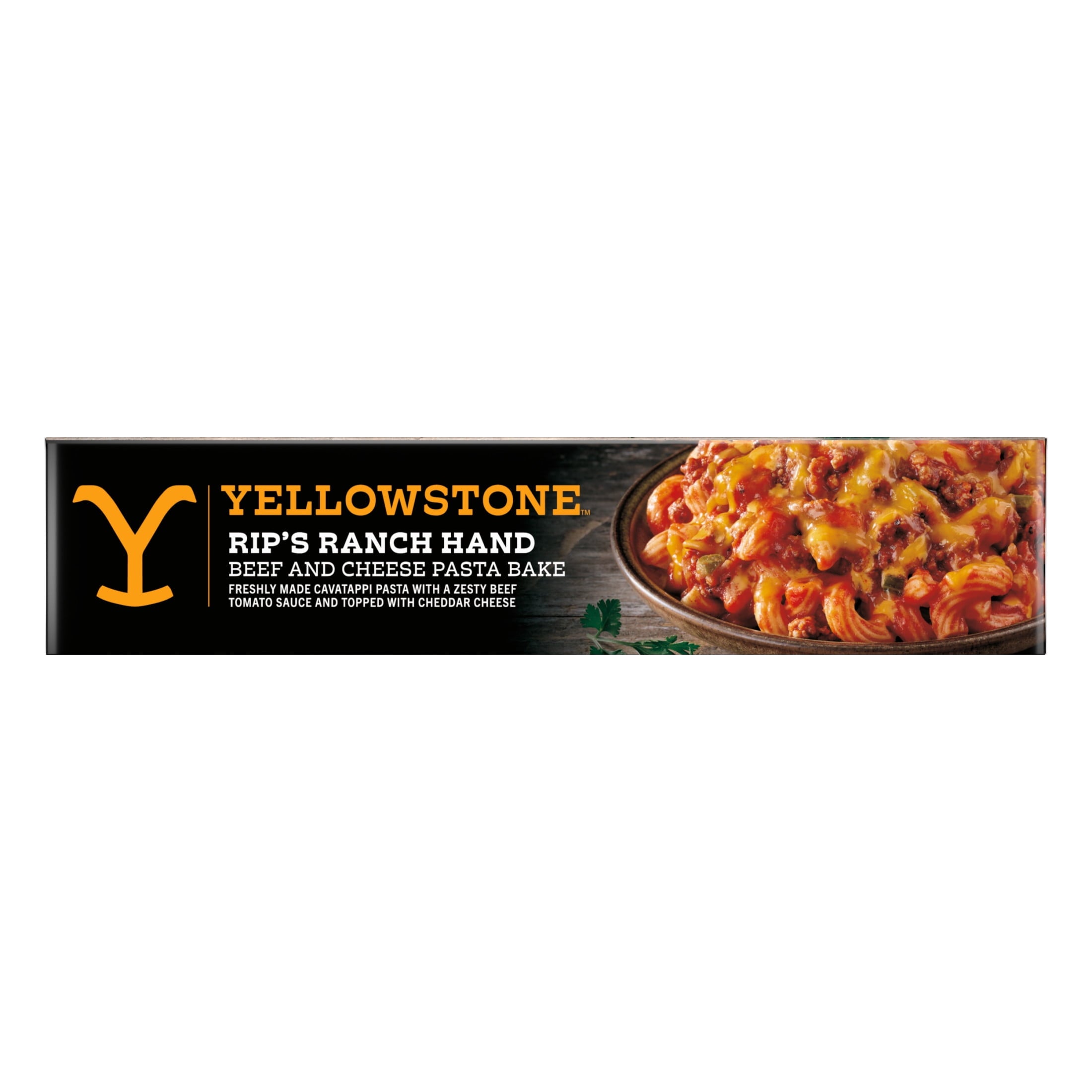 Yellowstone Beef and Cheese Pasta Bake Frozen Meal 14 Oz