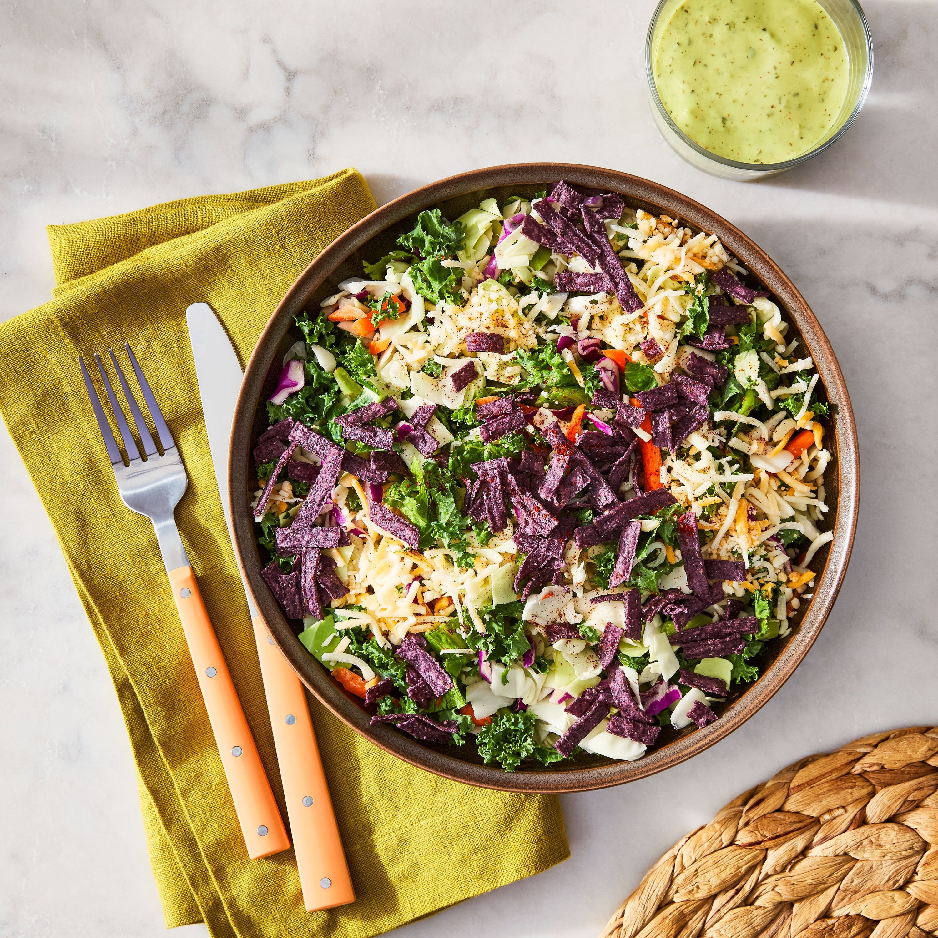 Fresh Marketside Avocado Ranch Chopped Salad Kit 12.3 Oz Bag