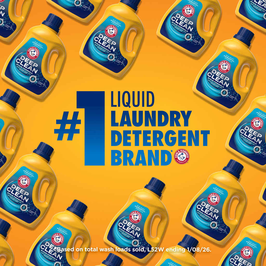 ARM & HAMMER Plus OxiClean Max Force Liquid Laundry Detergent Sparkling Clean 75 fl oz 50 Loads