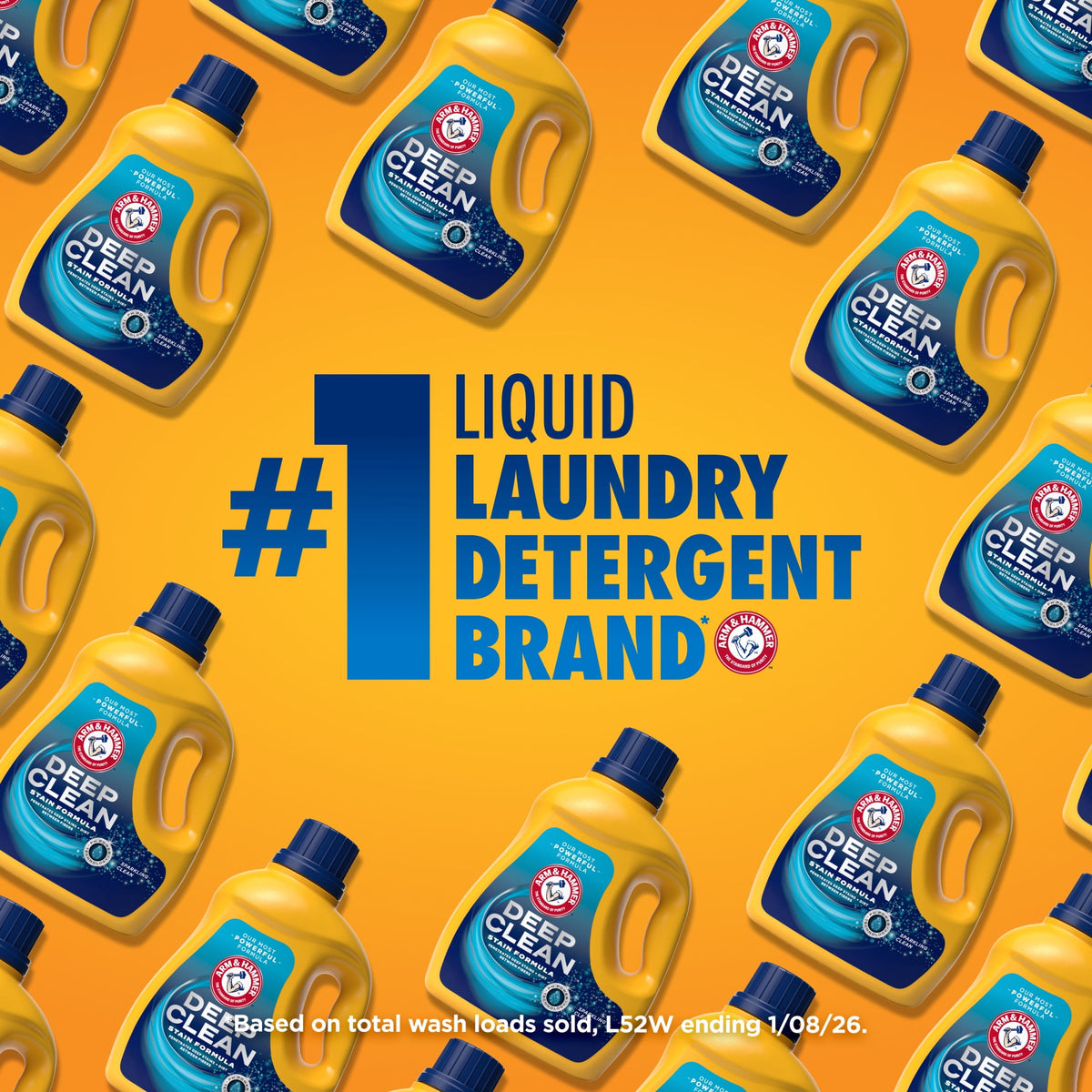 ARM & HAMMER Plus OxiClean Max Force Liquid Laundry Detergent Sparkling Clean 75 fl oz 50 Loads