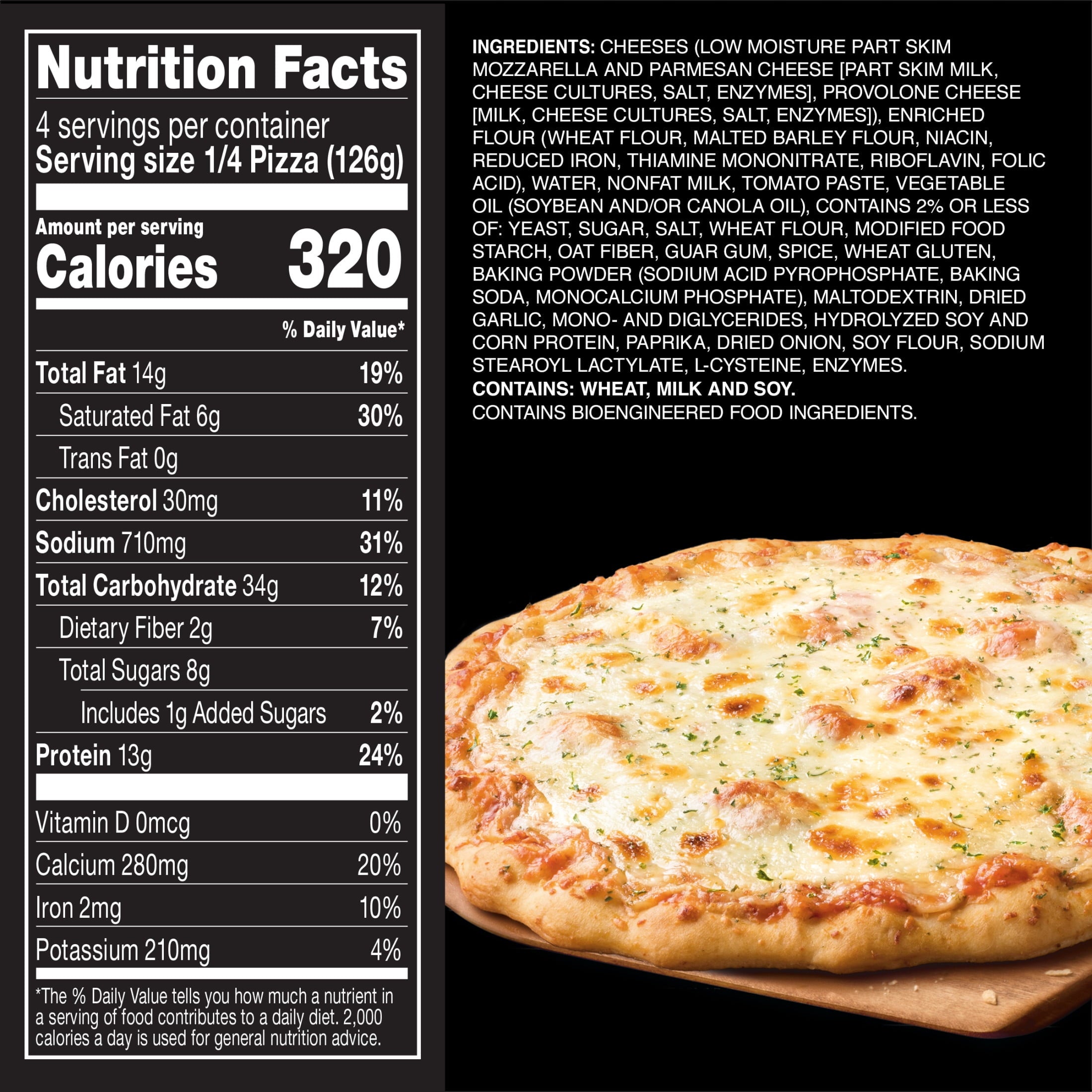 Red Baron Brick Oven Crust Cheese-Trio Pizza Frozen 17.82 Oz