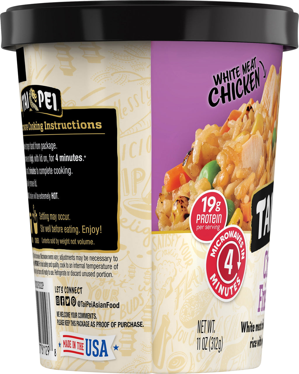 Tai Pei Chicken Fried Rice Frozen Asian Entree 11 Oz