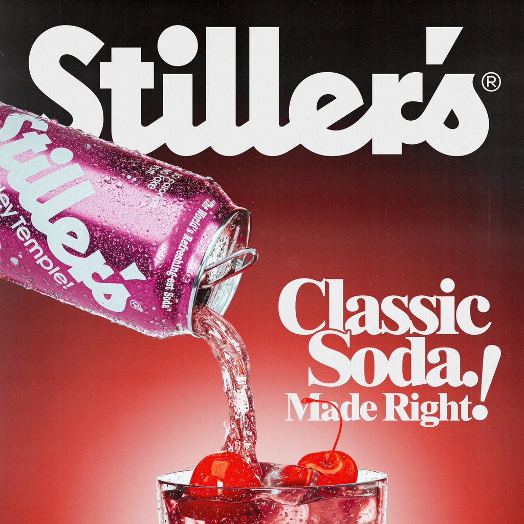 Stiller's Shirley Temple Natural Soda Cans 12 Fl Oz