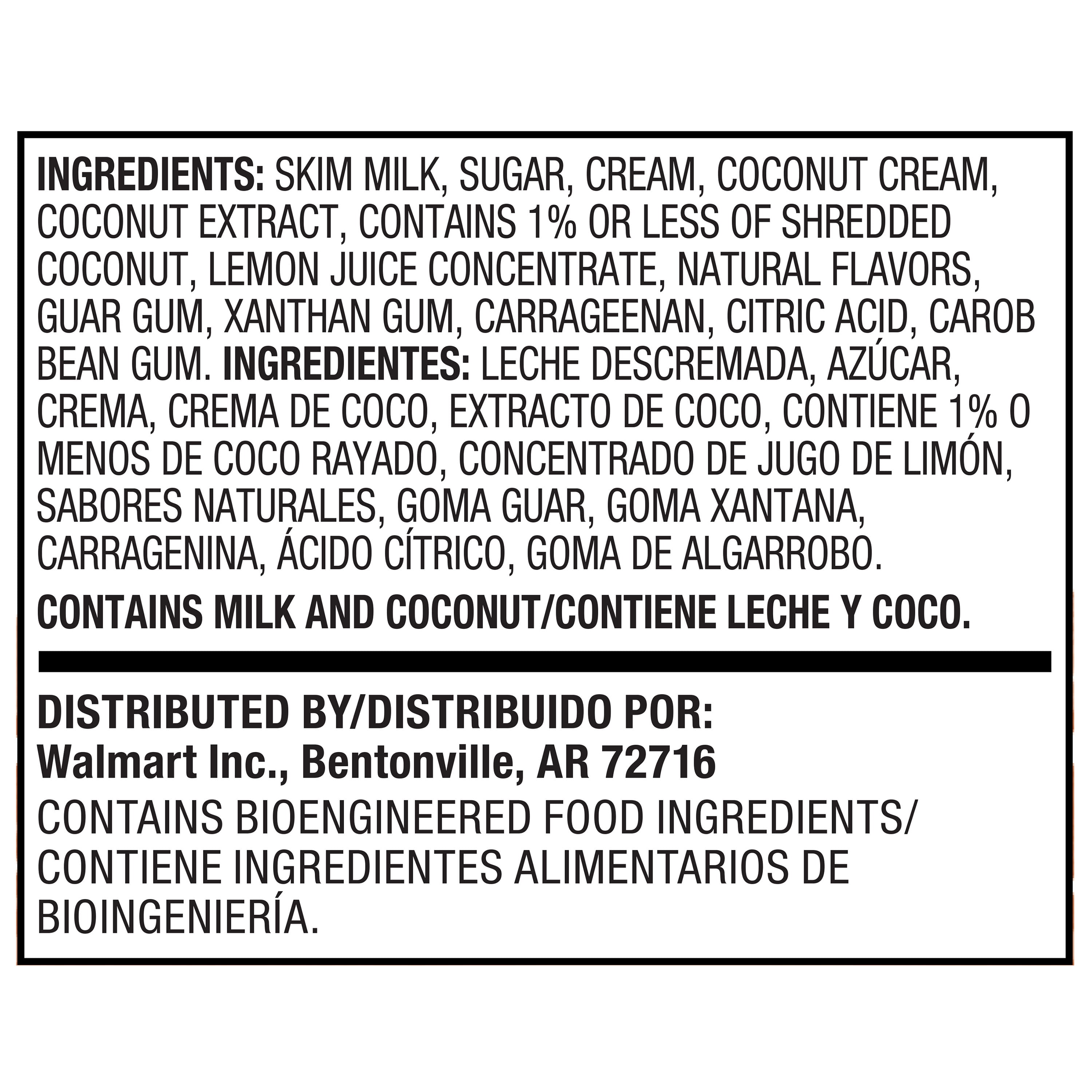 Great Value Coconut Cream Fruit Bars 6 Count 15 Fl Oz
