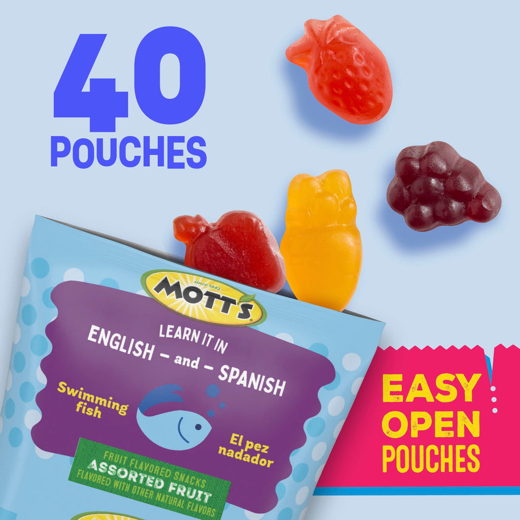 Assorted Fruit Flavored Snacks 32 Oz 40 Count Mott's