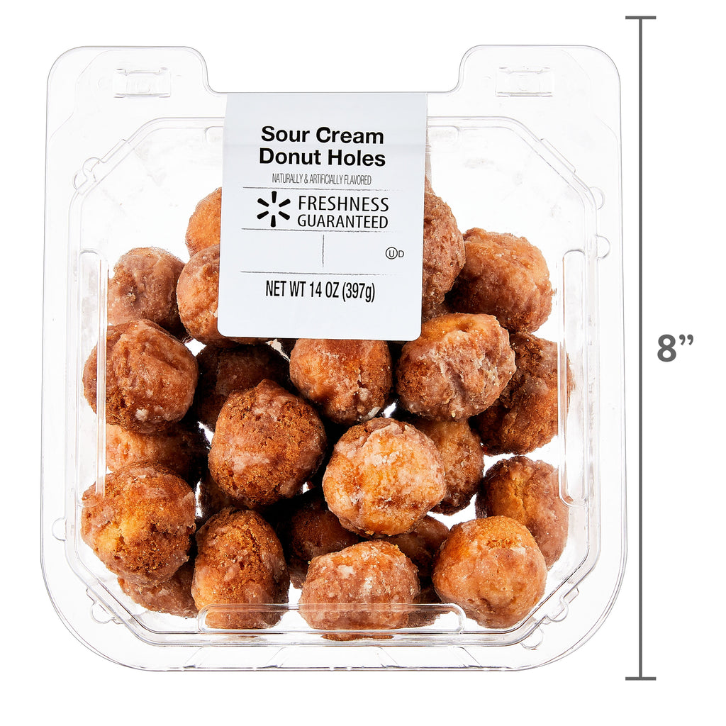 Sour Cream Donut Holes 14 Oz 28 Count Freshness Guaranteed