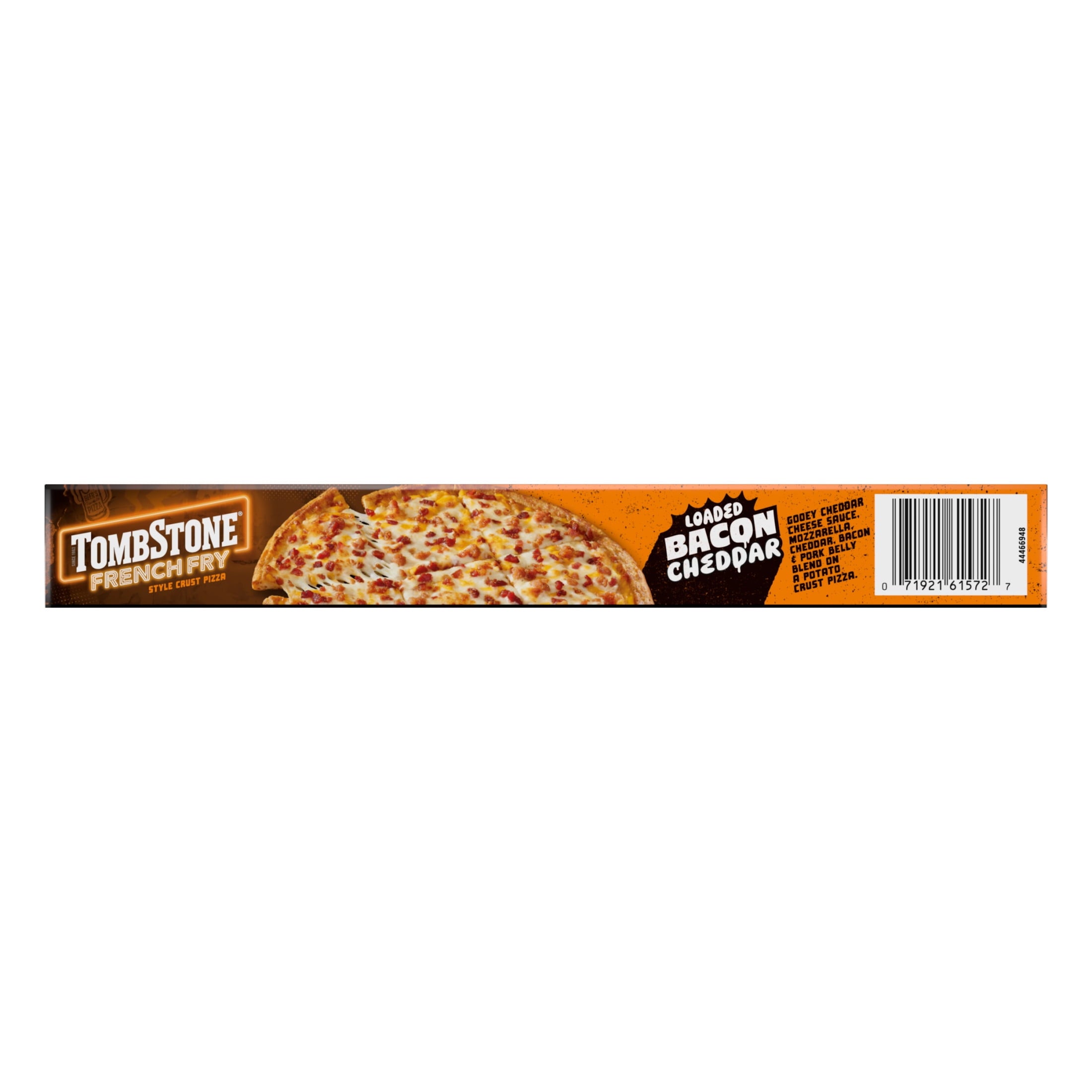 Tombstone French Fry Style Crust Loaded Bacon Cheddar Cheese Gluten Free Frozen Pizza 18.1 Oz