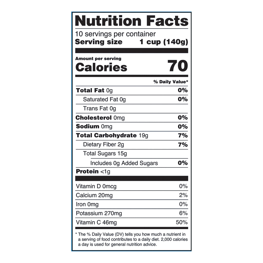 Great Value Fruit Salad Blend Frozen 48 Oz