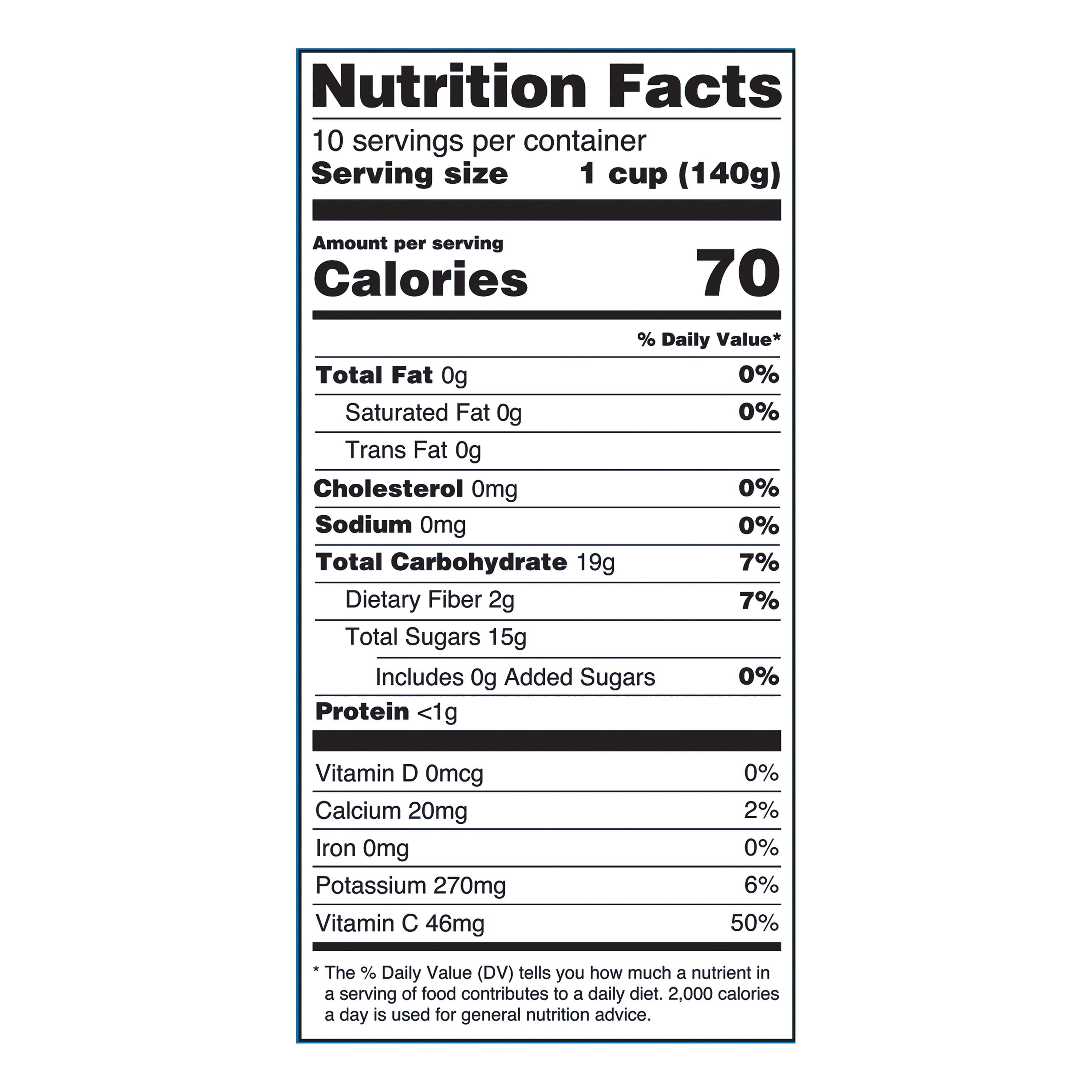 Great Value Fruit Salad Blend Frozen 48 Oz