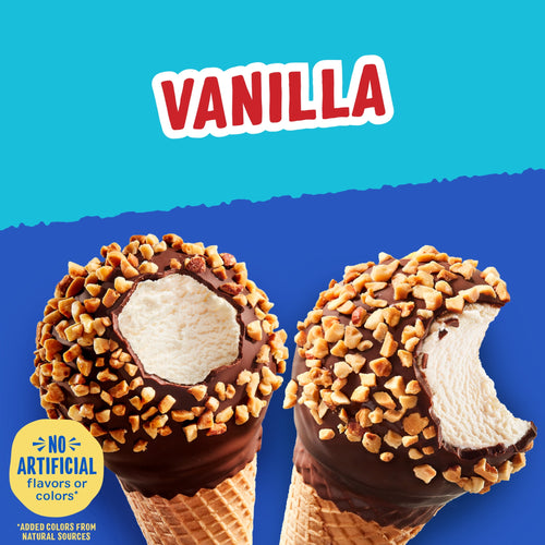 Drumstick Original Vanilla Sundae Cones 8 Count 36.8 Fl Oz