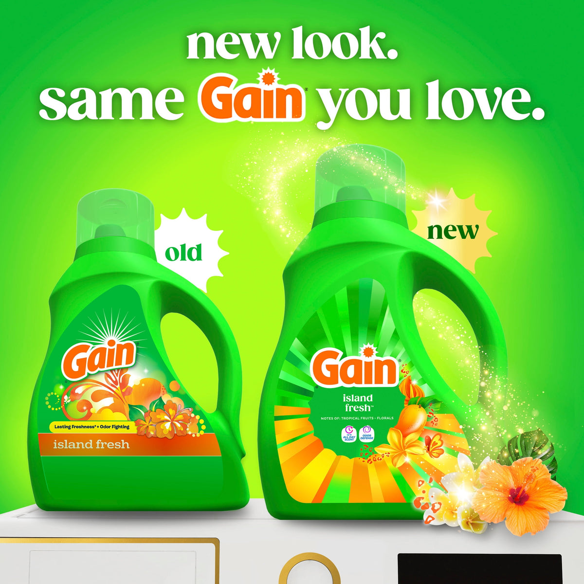 Gain Liquid Laundry Detergent Island Fresh Scent 81 fl oz 61 Loads