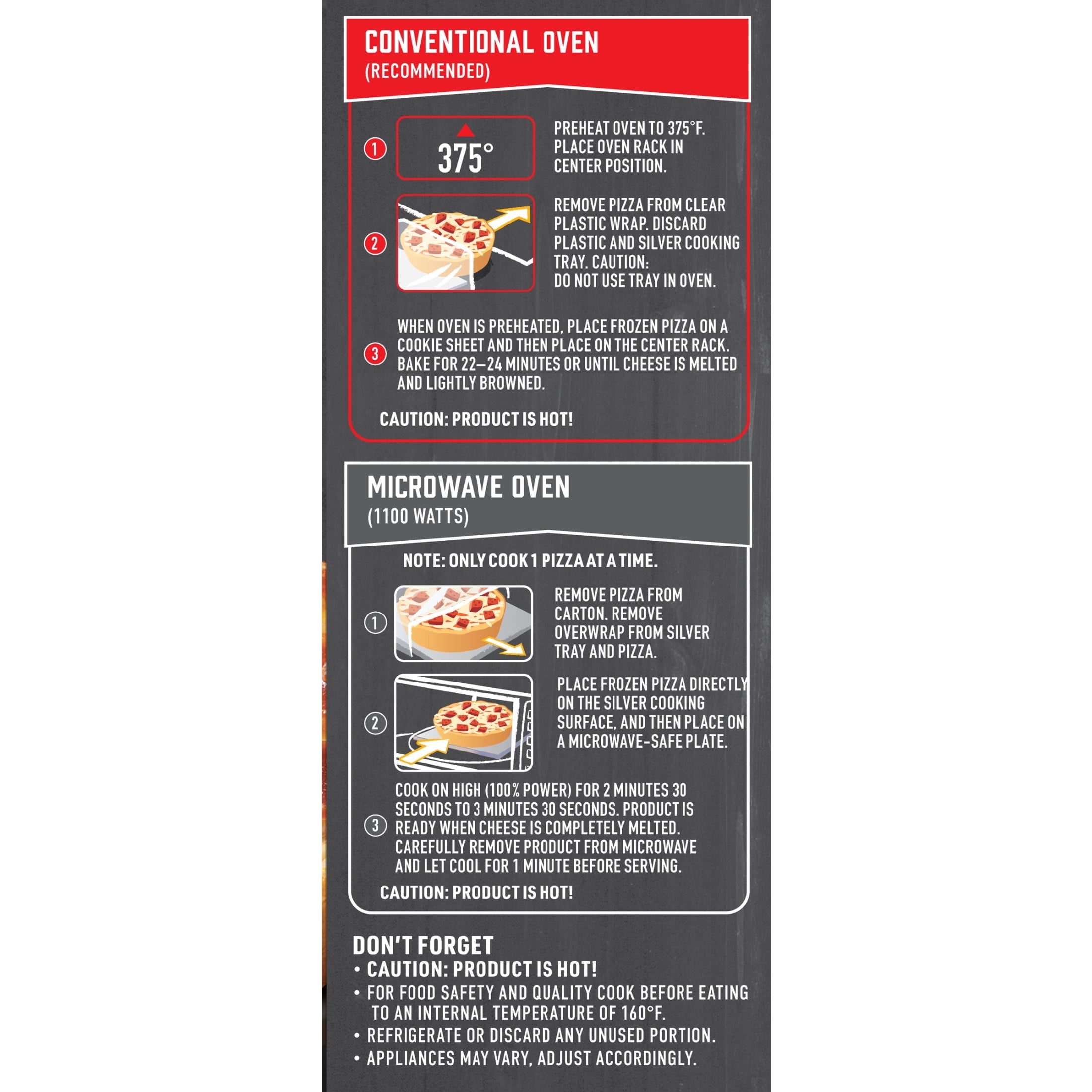 Red Baron Pepperoni Deep Dish Singles Frozen Personal Pizza 11.2 Oz 2 Pack