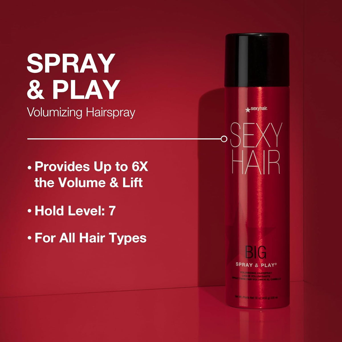 SexyHair Big Sexy Hair Spray & Play Volumizing Hairspray 10 oz