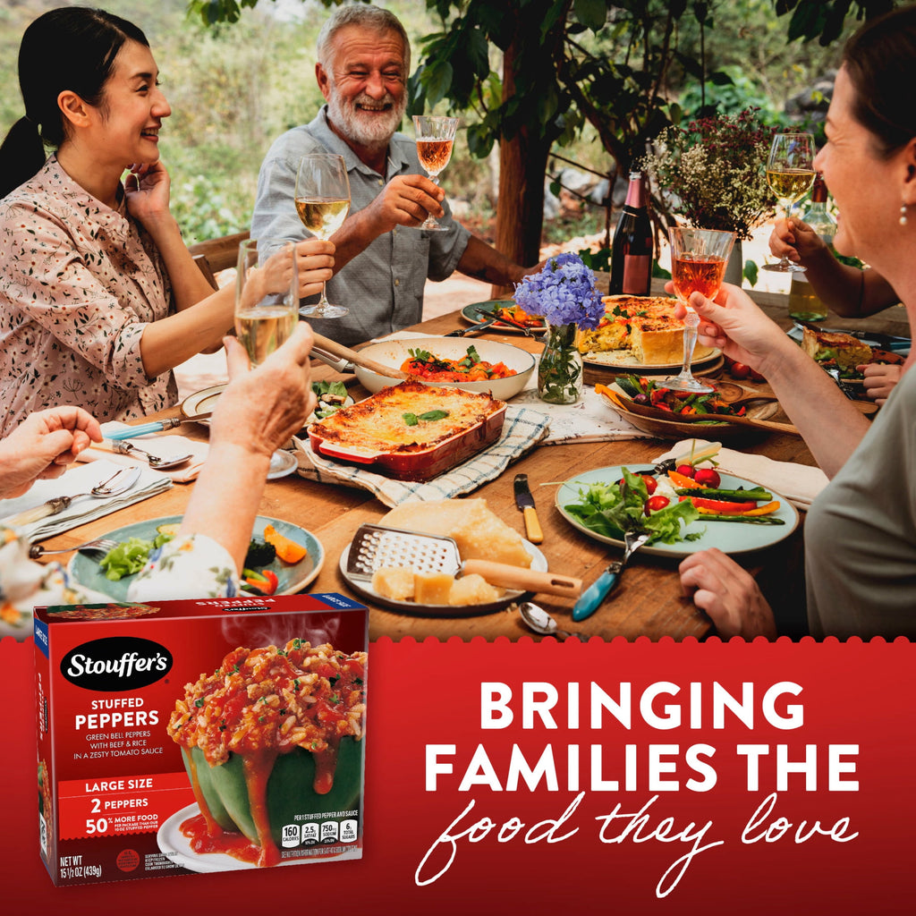 Stouffer's Stuffed Peppers Large Size Frozen 15.5 Oz