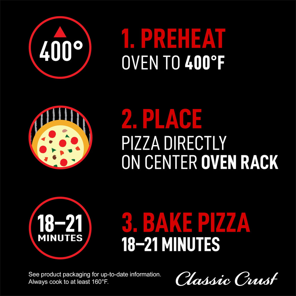 Red Baron Supreme Classic Crust Frozen Pizza 23.46 Oz