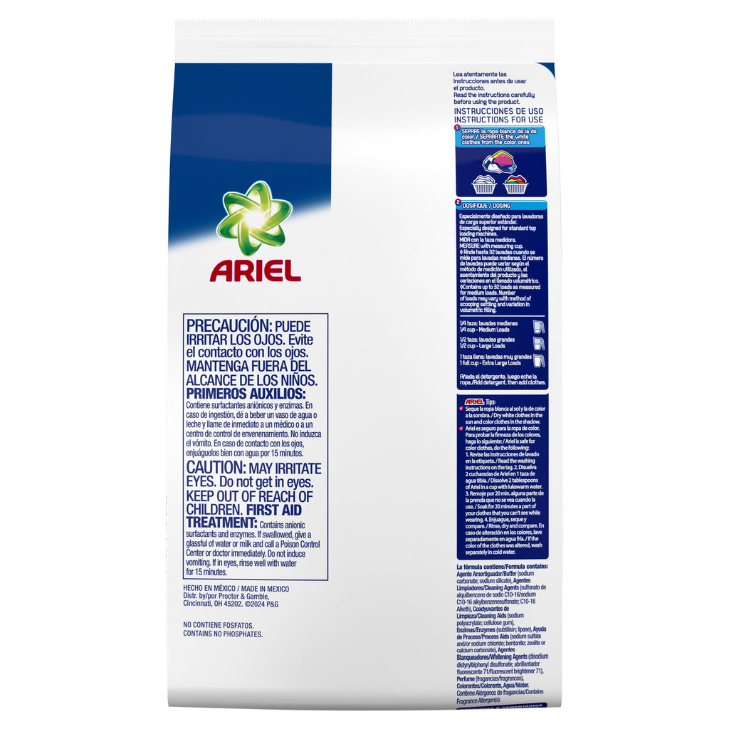 Ariel Ultra Oxi Powder Laundry Detergent Original Scent 52 oz 33 Loads