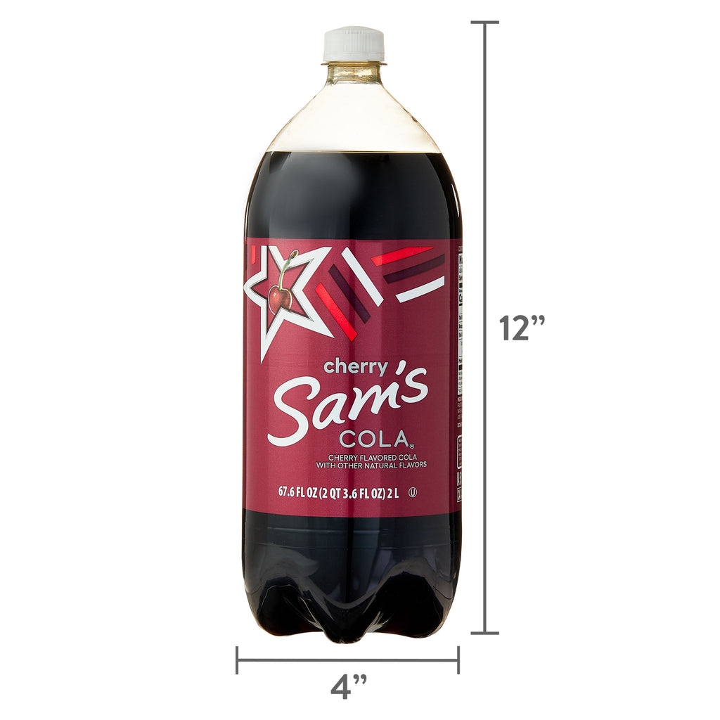 Sam's Choice Cherry Cola Soda Pop Bottle 2 L