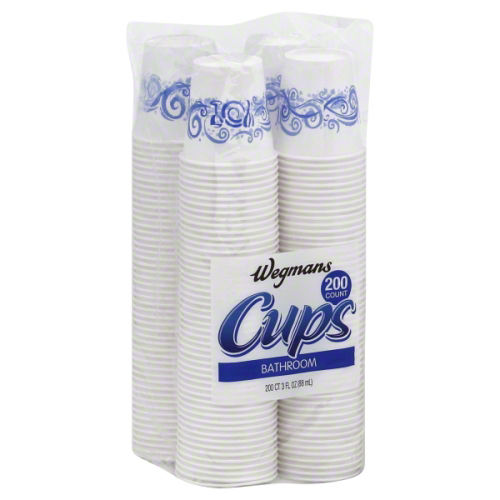 Wegmans Paper Bathroom Cups 3oz 200 Count